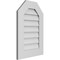 Ekena Millwork Octagonal Top Surface Mount PVC Gable Vent w/ 3-1/2"W x 1"P Standard Frame, 18"W x 26"H GVPOT18X2601SN - alternate 2